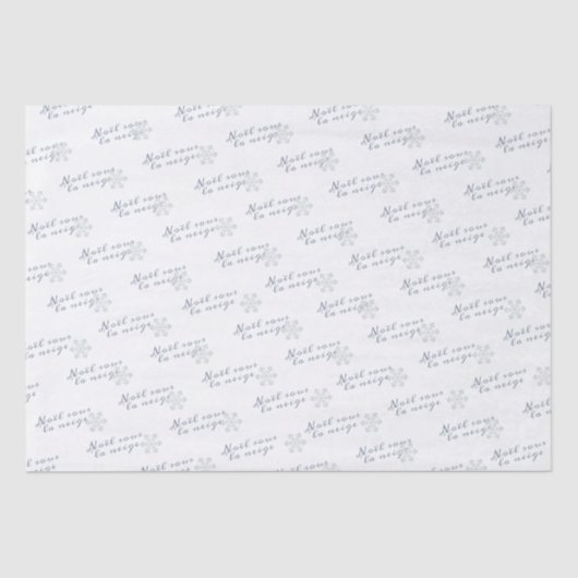 Kerstmis onder de sneeuwwitte kerst in het Frans Tissuepapier (Voorkant)