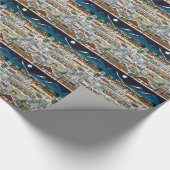 Kerstmis onder het Cascade-gebergte Cadeaupapier (Hoek)