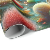 Kerstmis onder het zee cadeaupapier (Rol Hoek)