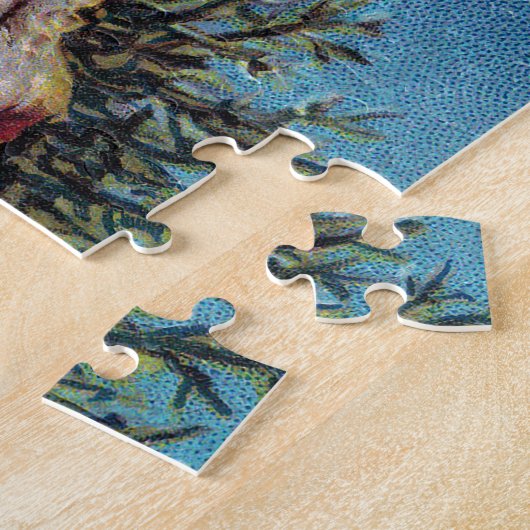 Kerstmis onderweg legpuzzel (Zijkant)