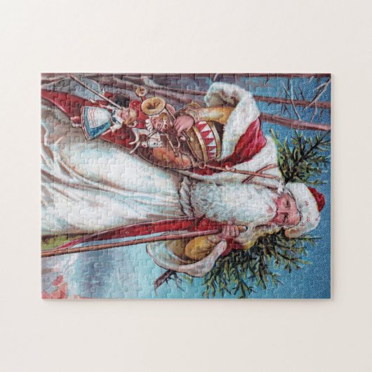 Kerstmis onderweg legpuzzel (Horizontaal)