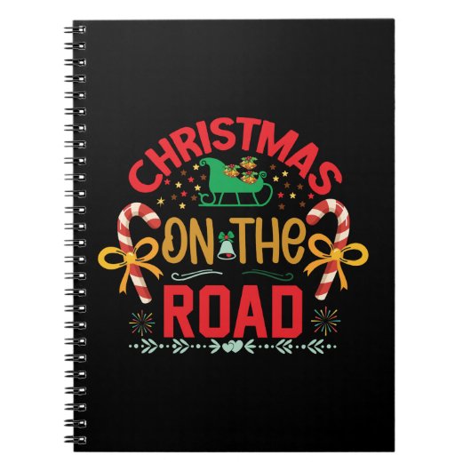 Kerstmis onderweg notitieboek (Voorkant)