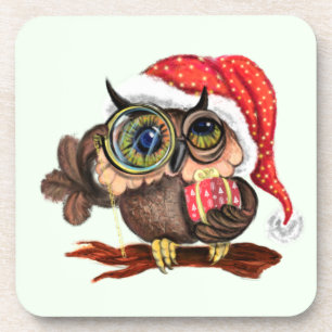 Kerstmis Onderzetter Baby in Pet en cadeau