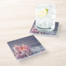 Kerstmis Onderzetter, Roze Kerstmis