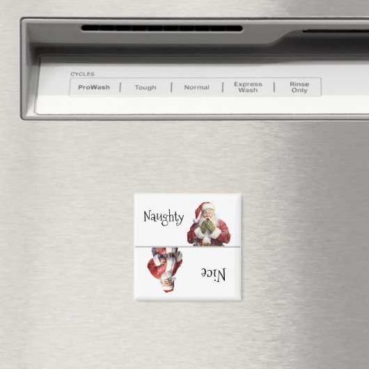 Kerstmis Ondeugend Mooi Magneet (Insitu (Vaatwasser))