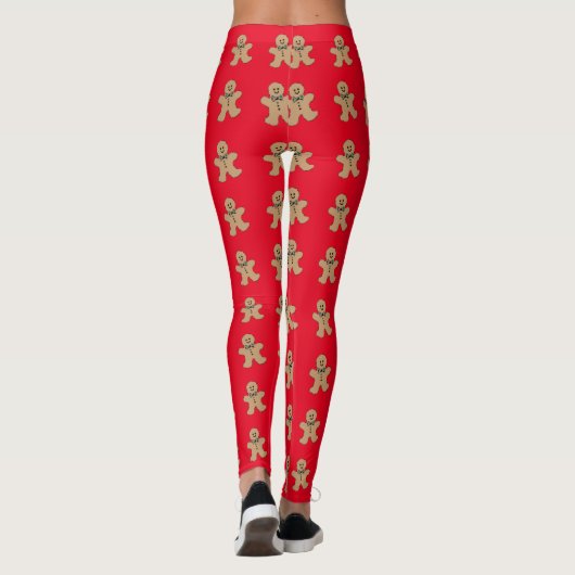 Kerstmis, ontbijtkoek, leggings (Achterkant)