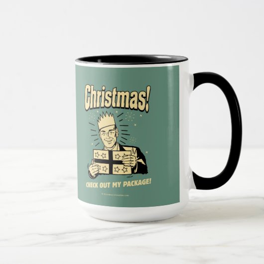 Kerstmis: Ontdek mijn pakket Mok (Rechts)