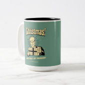 Kerstmis: Ontdek mijn pakket Mok (Voorkant links)