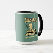 Kerstmis: Ontdek mijn pakket Mok (Voorkant rechts)