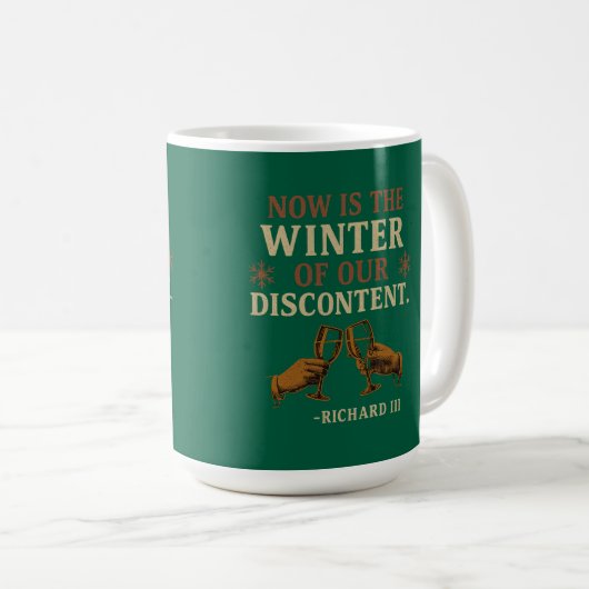 Kerstmis Ontevredenheid Koffiemok (Voorkant rechts)