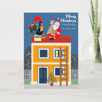 Kerstmis ontmoet de Portugese Haan