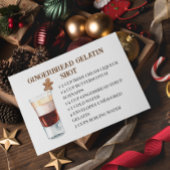 Kerstmis Ontvanger feestdag ontbijtkoek Briefkaart