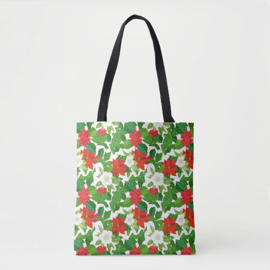 Kerstmis Ontwerp op Canvas tas (Voorkant)