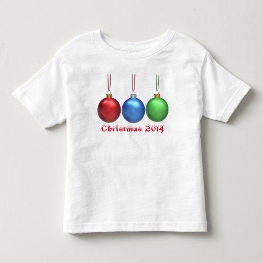 Kerstmis ontwerp, Peuter T-shirt (Voorkant)