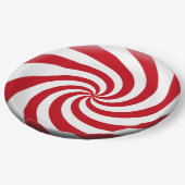 Kerstmis Ontwerp Red White Holiday Colour Papieren Bordje (Gekanteld)