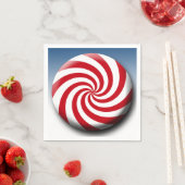 Kerstmis Ontwerp Red White Holiday Colour Servetten (Insitu)