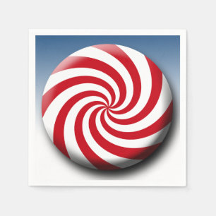 Kerstmis Ontwerp Red White Holiday Colour Servetten