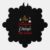 Kerstmis ontwerp te koop. ornament kaart (Voorkant)