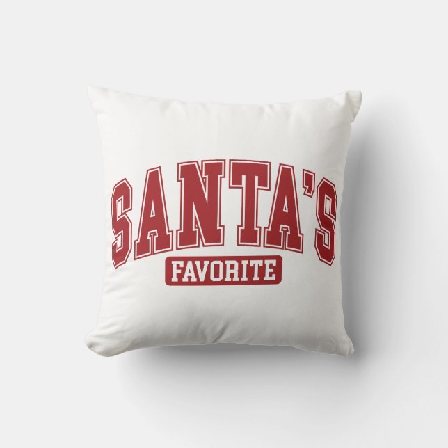 Kerstmis-ontwerp waar Sinterklaas dol op is Kussen (Voorkant)