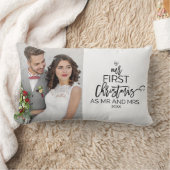 Kerstmis Onze eerste Kerstmis als Mr en Mrs. Kussen (Deken)