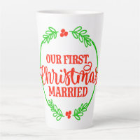 Kerstmis Onze eerste Kerstmis Getrouwde Mokken