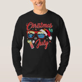 Kerstmis op 1 juli t-shirt (Voorkant)
