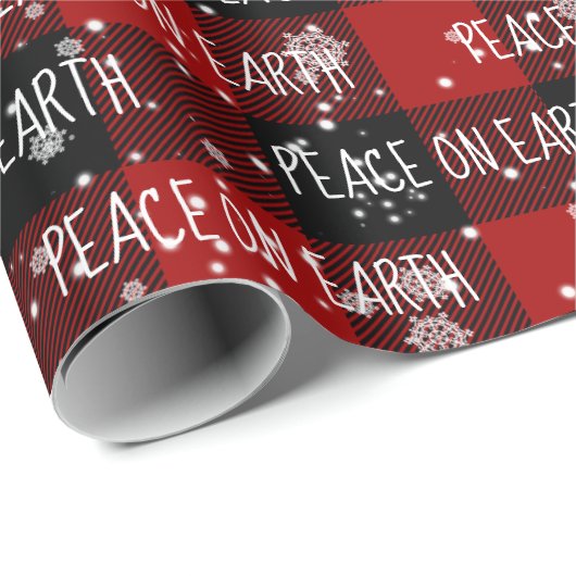 Kerstmis op AARDE Tekst Cadeaupapier (Rol Hoek)