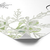 Kerstmis op Baby shower Welkomstbord Poster (Hoek)