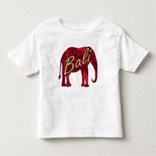 Kerstmis op Bali Batik 1 Elephant Kinder Shirts