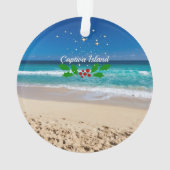 Kerstmis op Captiva Island, Florida Ornament (achterkant)