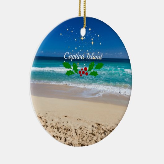 Kerstmis op Captiva Island, Florida Ornament (Rechts)
