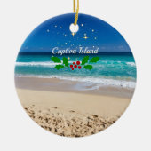 Kerstmis op Captiva Island, Florida Ornament (Voorkant)