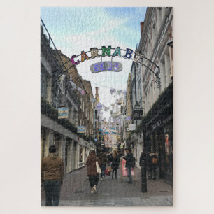 Kerstmis op Carnaby Street, Soho, Londen, Verenigd Legpuzzel