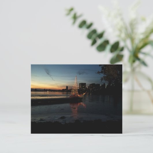 Kerstmis op de Charles Holiday Briefkaart (Staand voorkant)