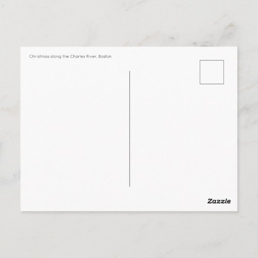 Kerstmis op de Charles Holiday Briefkaart (Achterkant)