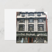 Kerstmis op de King's Road, Chelsea, Londen, Veren Feestdagenkaart (Voorkant / Achterkant)