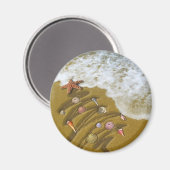 Kerstmis op de kust magneet (Voorkant / Achterkant)