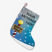 Kerstmis op de Noordpool Kleine Kerstsok (Voorkant (Hangend))