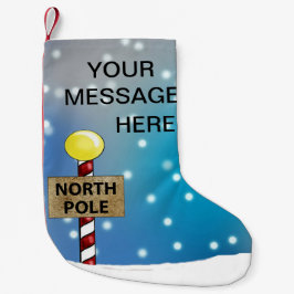 Kerstmis op de Noordpool Kleine Kerstsok