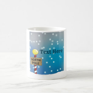 Kerstmis op de Noordpool Koffiemok