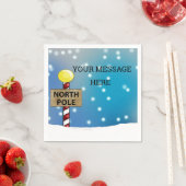 Kerstmis op de Noordpool Servet (Insitu)