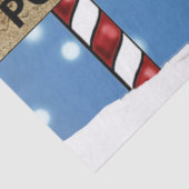 Kerstmis op de Noordpool Tissuepapier (Detail)