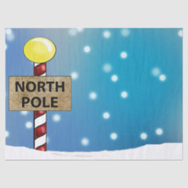 Kerstmis op de Noordpool Tissuepapier