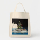 Kerstmis op de Noordpool Tote Bag (Voorkant)