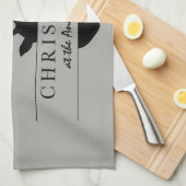 Kerstmis op de... Roestland, bosgebied, vlek Theedoek (Quarter Fold)