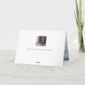 Kerstmis op de Vakantiekaart Kaart (Achterkant)