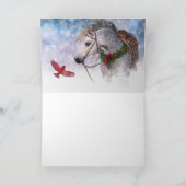 Kerstmis op de Vakantiekaart Kaart (Binnen)