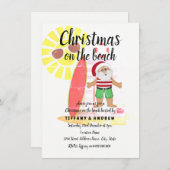 Kerstmis op de wedstrijd voor de kerstman kaart (Voorkant / Achterkant)