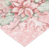 Kerstmis op een roze achtergrond tafelkleed (Gekanteld)