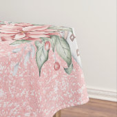 Kerstmis op een roze achtergrond tafelkleed (Voorbeeld)